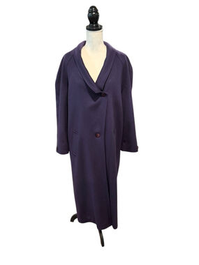 Women's vintage Cassidy Wool Coat Purple Size 16